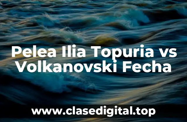 Quién es Ilia Topuria