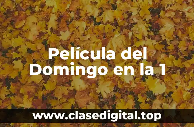 Película del Domingo en la 1