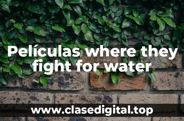 Cómo la escasez de agua se convirtió en un tema de ficción