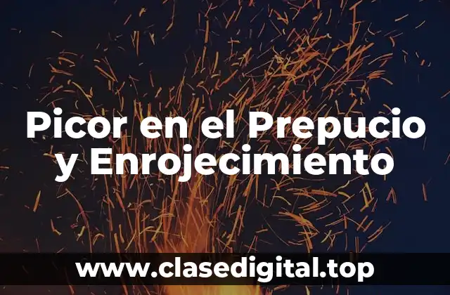 Causas de la Picor en el Prepucio y Enrojecimiento