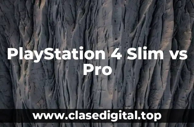 PlayStation 4 Slim vs Pro