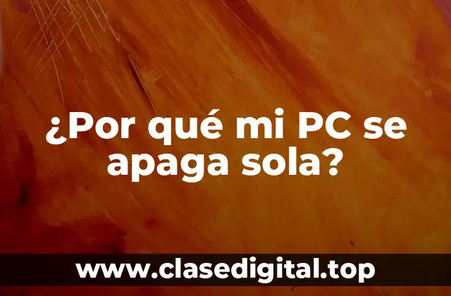 Problemas de energía: la principal causa de PC que se apagan solas