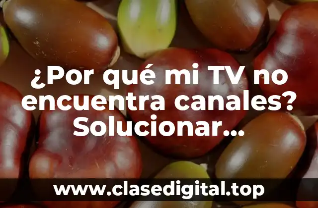 Problemas de recepción de señal de TV: Causas comunes