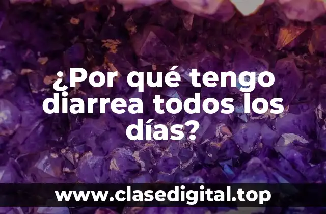 Causas comunes de diarrea crónica