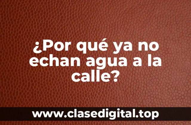 La importancia del riego urbano