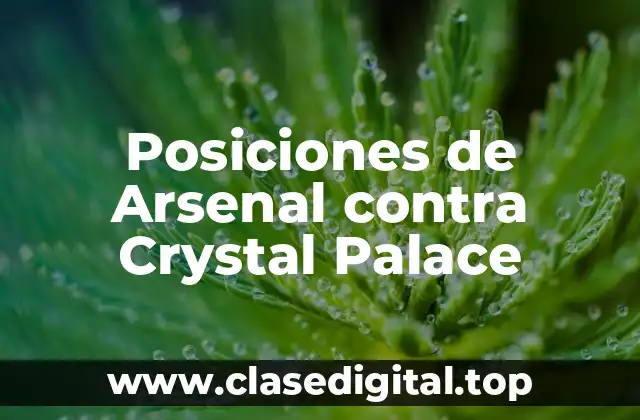Análisis de las Debilidades de Crystal Palace