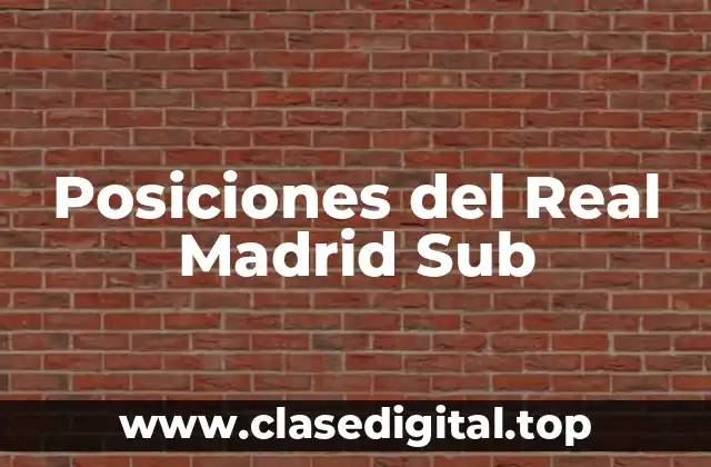 Historia de los Resultados del Real Madrid Sub-19 en la Liga Juvenil de la UEFA