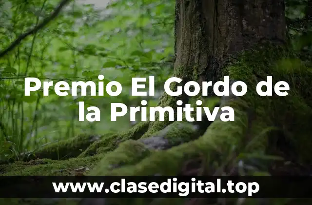Premio El Gordo de la Primitiva