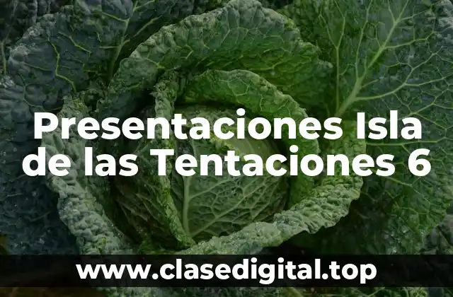 Presentaciones Isla de las Tentaciones 6