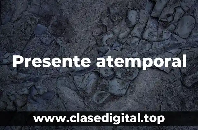 Presente atemporal