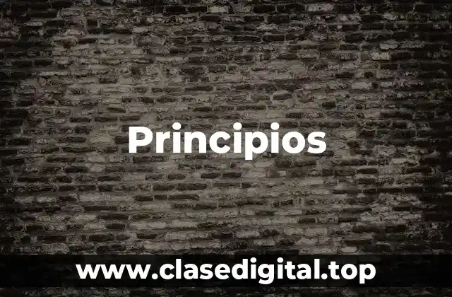 Principios
