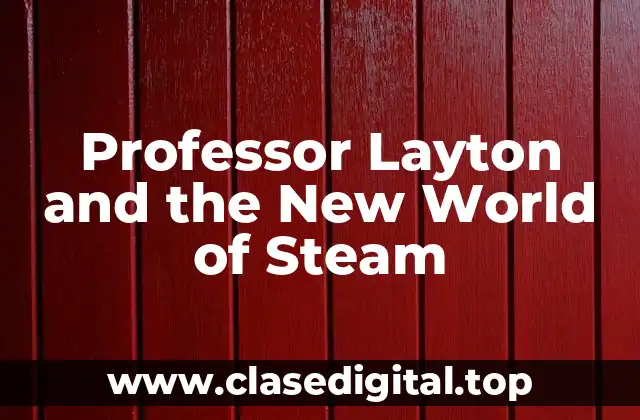 Professor Layton and the New World of Steam