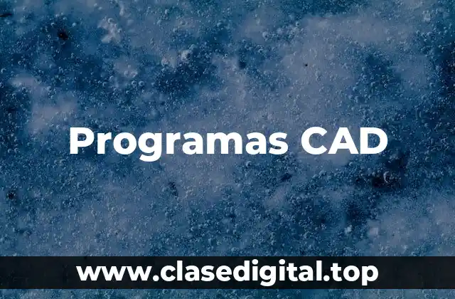 Programas CAD