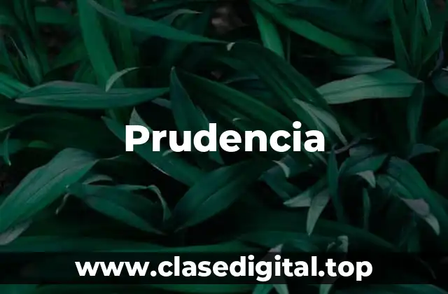 Prudencia