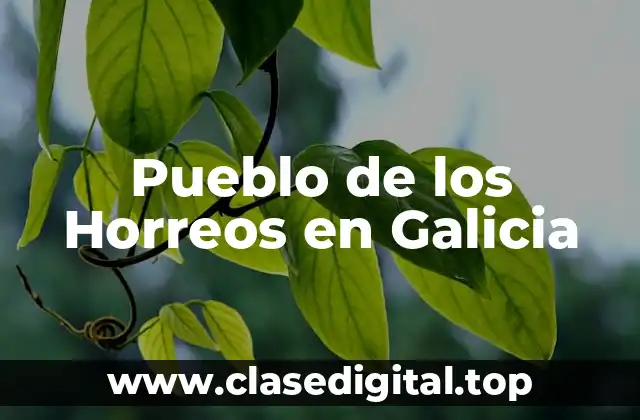 Pueblo de los Horreos en Galicia