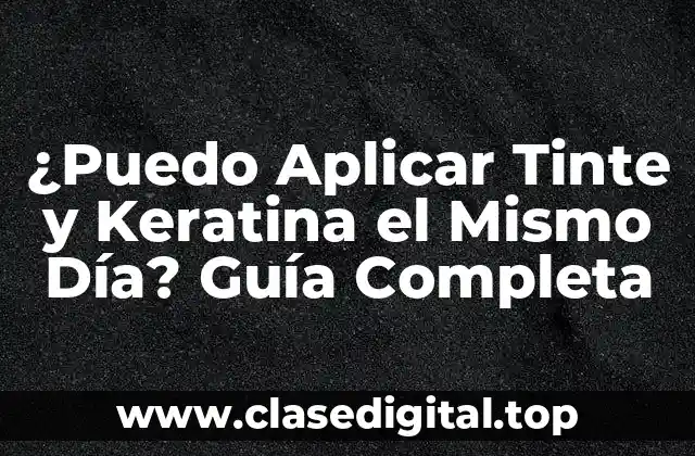 ¿Qué es el Tinte para Cabello?