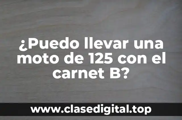 ¿Cuáles son los requisitos para conducir una moto de 125cc en España?