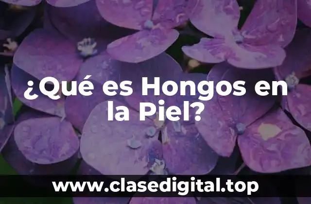 ¿Qué es Hongos en la Piel?