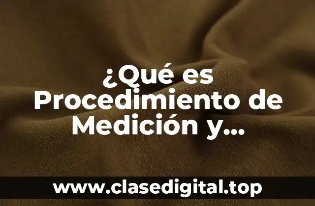 ¿Qué es Procedimiento de Medición y Evaluación de la Tendencia de los Niveles de Ruido en Ambientes Industriales?
