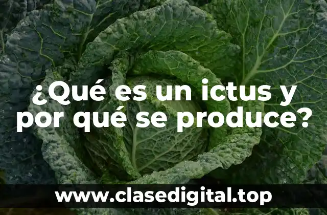 ¿Cuáles son los tipos de ictus?