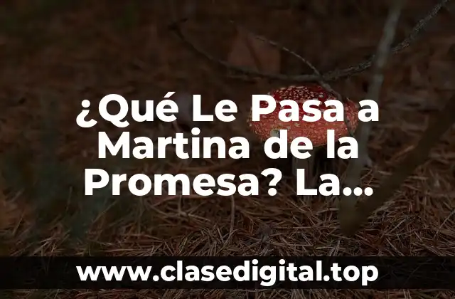 ¿Qué Le Pasa a Martina de la Promesa? La Verdadera Historia detrás de la Serie