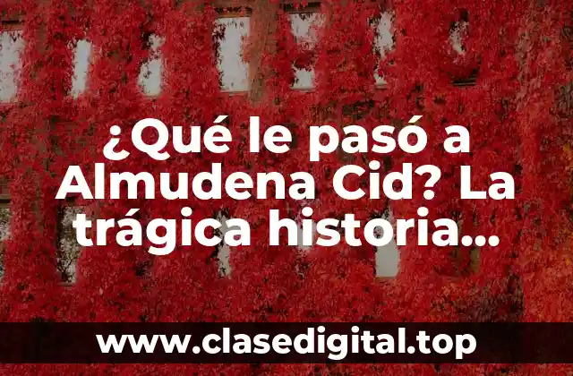 ¿Qué le pasó a Almudena Cid? La trágica historia detrás de la gimnasta española
