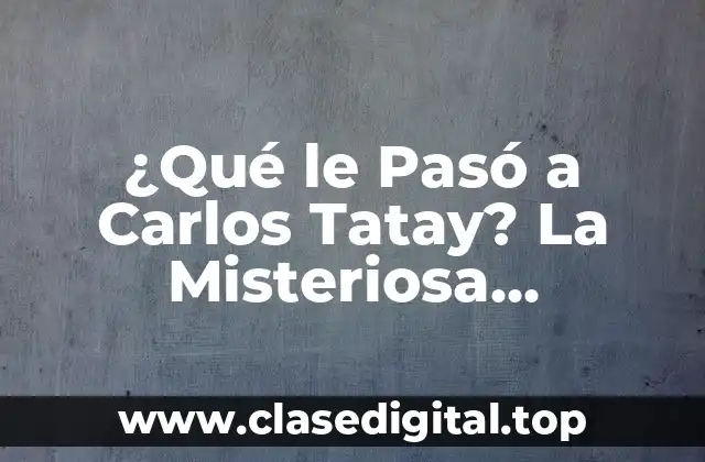 ¿Qué le Pasó a Carlos Tatay? La Misteriosa Desaparición del Piloto de Motociclismo