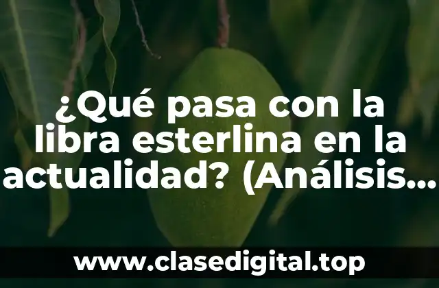 Historia de la libra esterlina