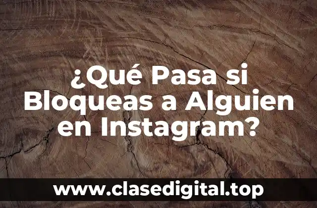 ¿Por Qué Bloquear a Alguien en Instagram?