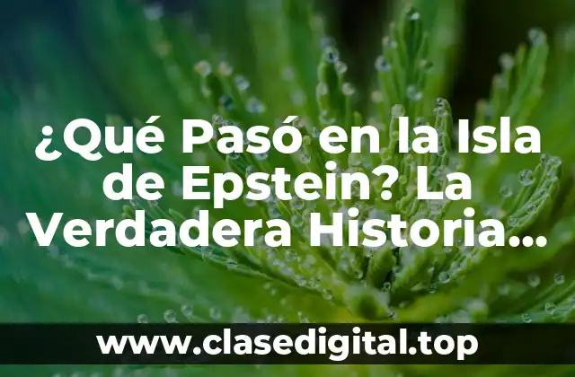La Historia de la Isla de Epstein