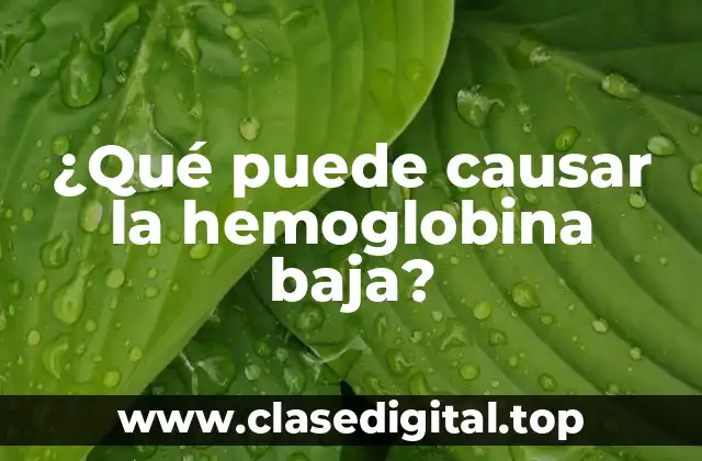 Causas nutricionales