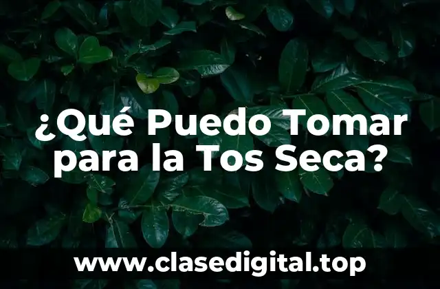 Causas de la Tos Seca: ¿Qué la Provoca?