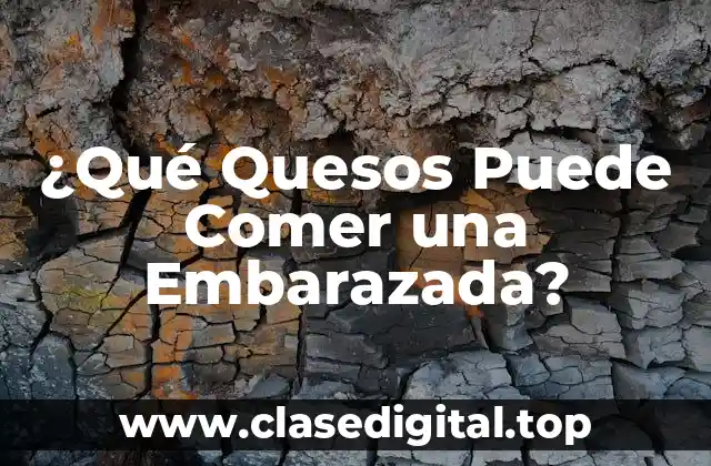 ¿Qué Quesos Puede Comer una Embarazada?