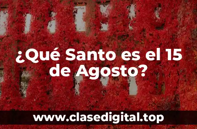 La Asunción de la Virgen María