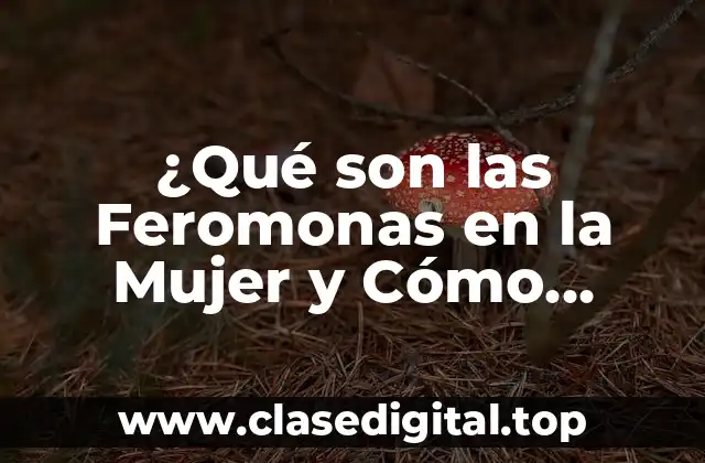 ¿Qué son las Feromonas en la Mujer y Cómo Funcionan?