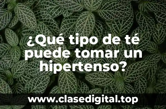 Los beneficios del té para la salud cardiovascular