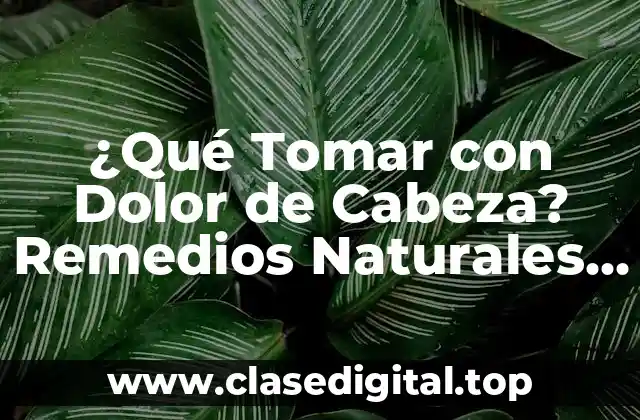 Causas del Dolor de Cabeza