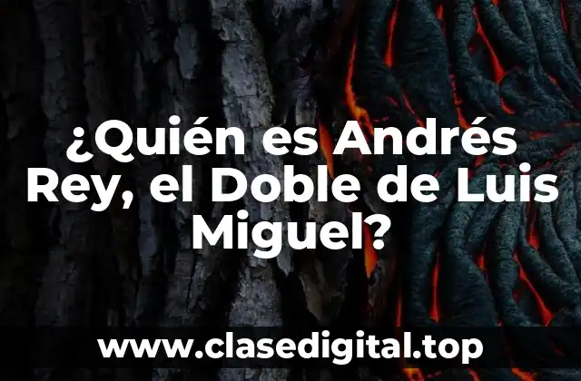 ¿Quién es Andrés Rey, el Doble de Luis Miguel?