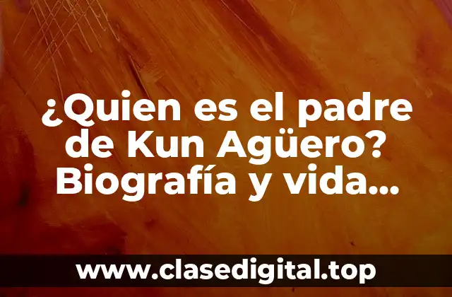 La infancia de Sergio Agüero