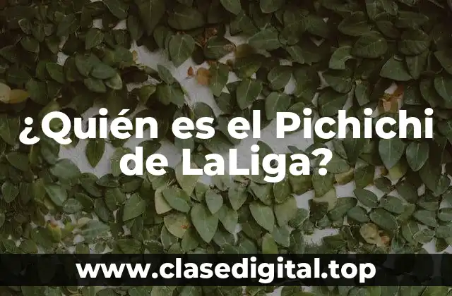 ¿Quién es el Pichichi de LaLiga?