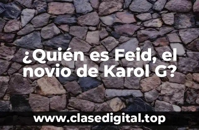 ¿Quién es Feid, el novio de Karol G?