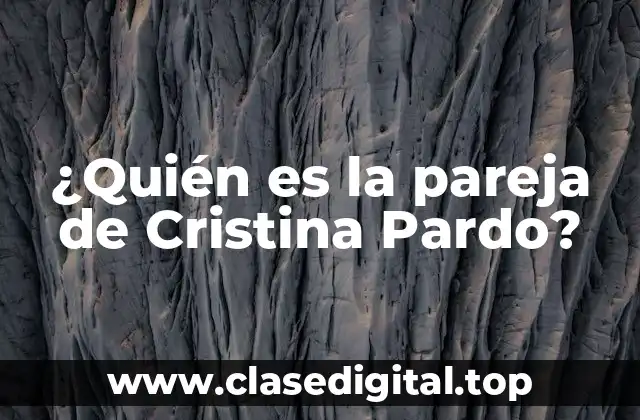 La carrera profesional de Cristina Pardo