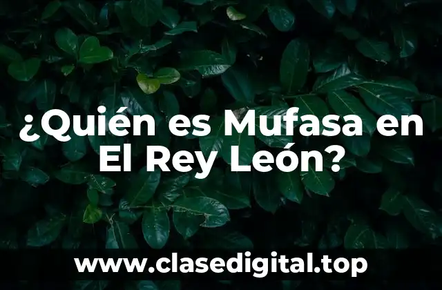 La Creación de Mufasa - El Creador detrás del Personaje