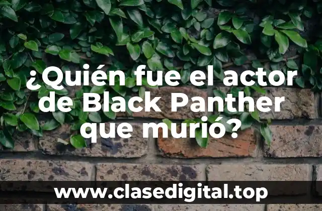 La vida y carrera de Chadwick Boseman