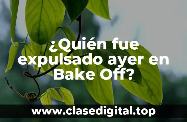 El impacto emocional de la eliminación en Bake Off