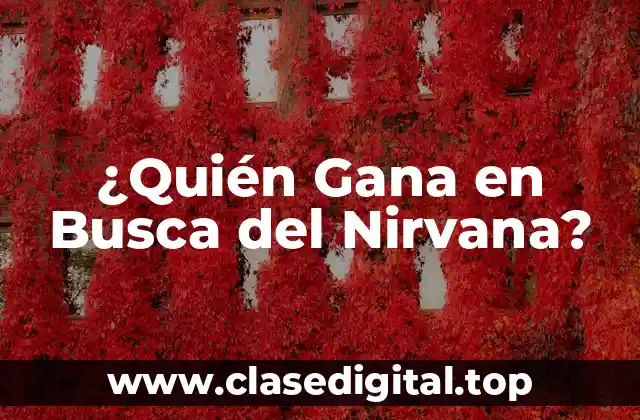 ¿Quién Gana en Busca del Nirvana?