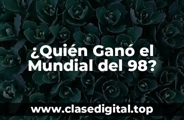 La Organización del Mundial del 98