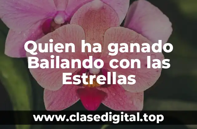 Los Primeros Años de Bailando con las Estrellas