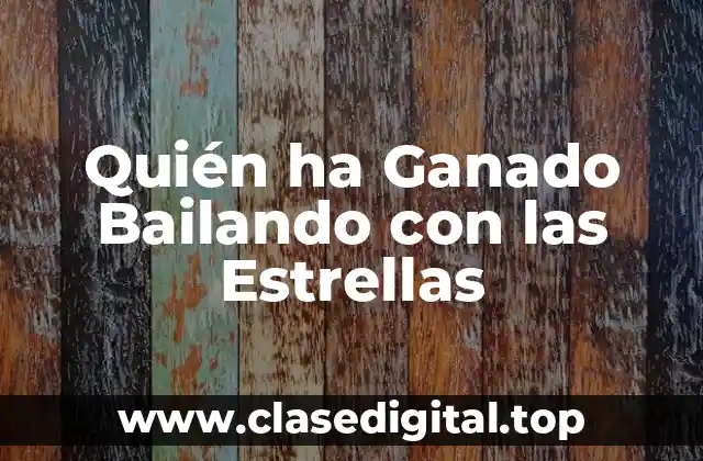 La Formato del Programa: Cómo Funciona Bailando con las Estrellas