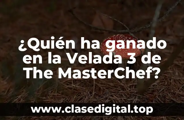 ¿Quién ha ganado en la Velada 3 de The MasterChef?